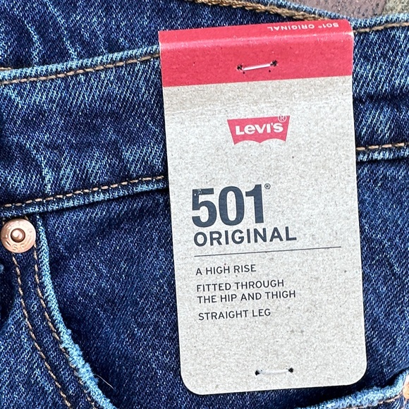 Levi's Dark Blue Denim Pants - Picture 4 of 4